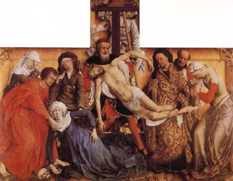 Rogier van der Weyden Descent from the Cross France oil painting art